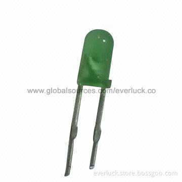 DIP 3mm Round Green LED Component